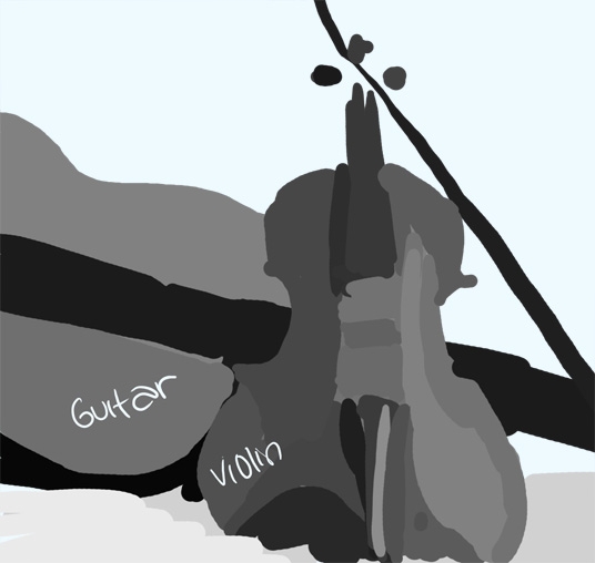 Creation of Violin and guitar: Step 2